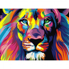 Lions & Tigers-Colourful lion- Vanaf 20,28 €