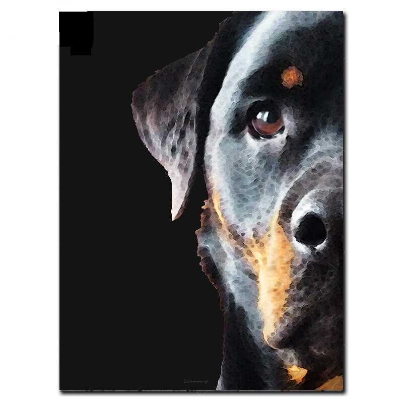 Dogs & Wolves-Black Rottweiler- Vanaf 15,59 €