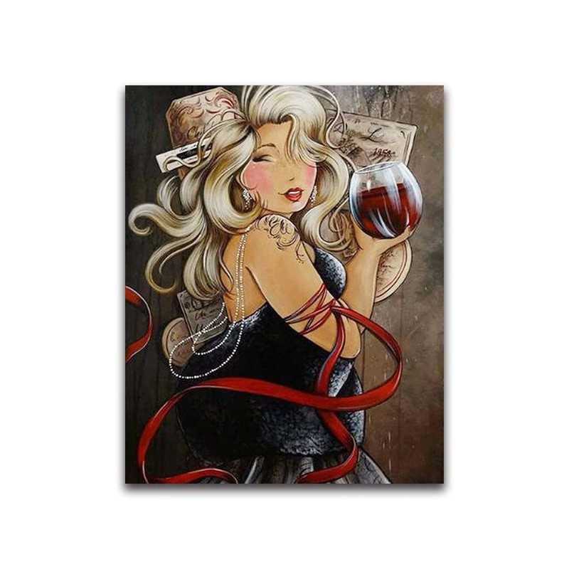 Personages - Vrouw met een glas wijn - Vanaf 13,08 €
