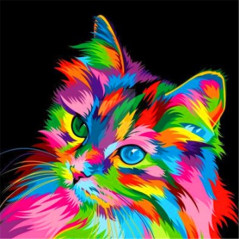 Katten-Kleurrijke katten lisia- Vanaf 21,59 €