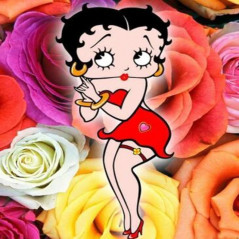 Betty Boop-Betty boop met rozen- Vanaf 21,59 €