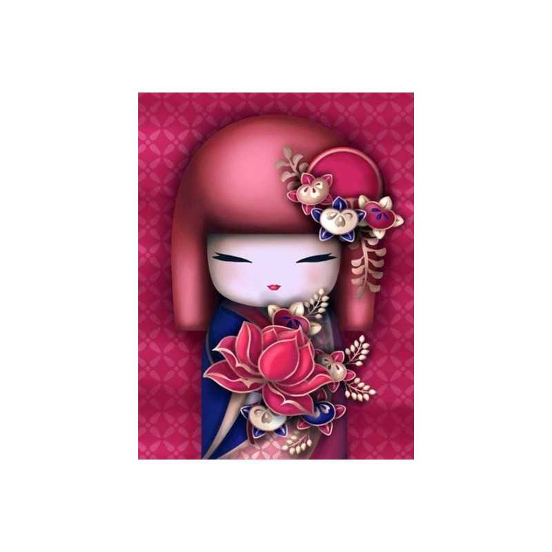 Japanse tekeningen & Manga-meisje Kimono Aiko- Vanaf 15,59 €