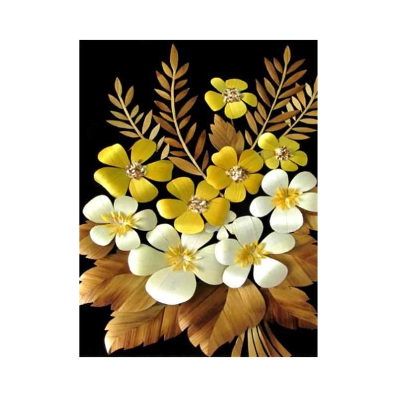 Bloemen-Zwarte en gele bloemen Inès- Vanaf 20,28 €