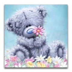 Teddybeer-Roze bloem pluche beer- Vanaf 21,59 €