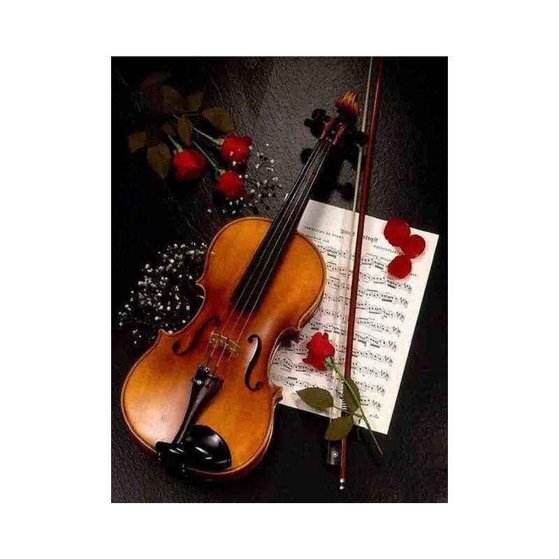 Muziekinstrumenten-Viool Rode Rozen- Vanaf 13,08 €