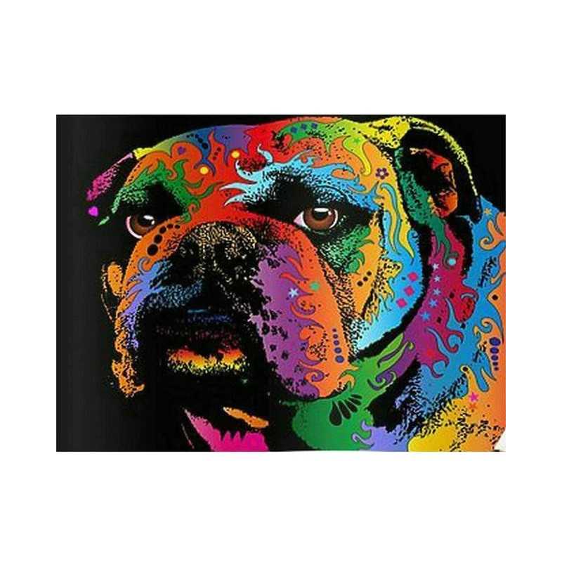 Dogs & Wolves - Kleurrijke Bulldog - Vanaf 20,28 €