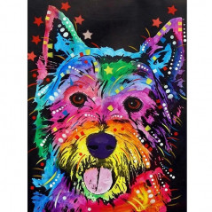 Dogs & Wolves-Leuke kleurrijke hond- Vanaf 20,28 €