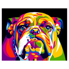 Dogs & Wolves-Kleurrijke bulldog-hond- Vanaf 20,28 €