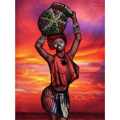 Vrouw van de wereld-Afrikaanse vrouw Oumou- Vanaf 22,68 €