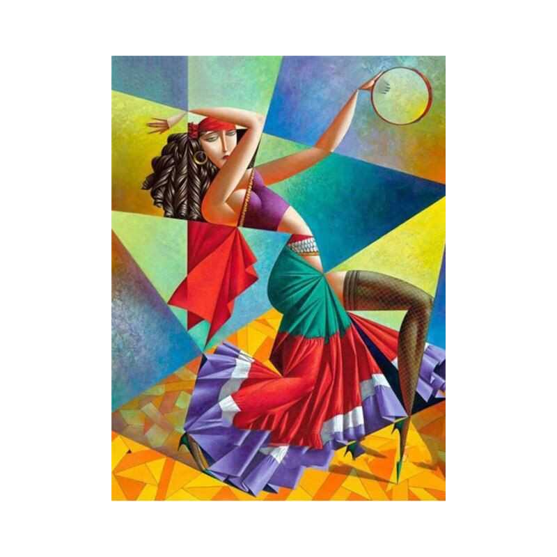 Dames en heren-Picasso-stijl zigeunerdanseres - vanaf 20,28 €