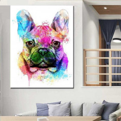 Honden en wolven - Kleurrijke Bulldog-honden - Vanaf 15,59 €