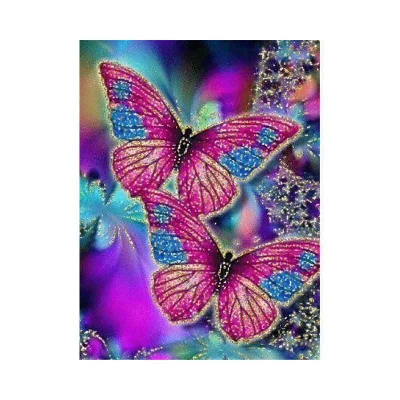 Vlinders-bloemen en vlinder 3D kleur B- Vanaf 16,90 €