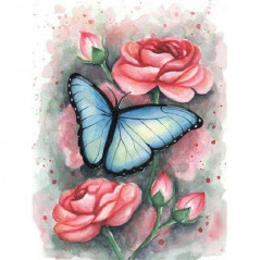 Vlinders-bloemen en vlinder 3D kleur G- Vanaf 16,90 €