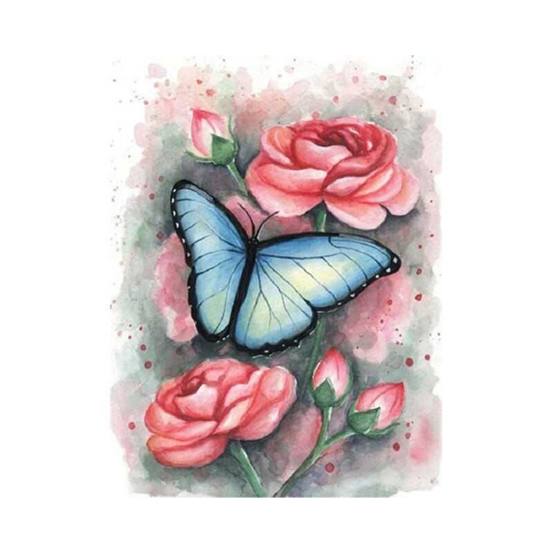 Vlinders-bloemen en vlinder 3D kleur G- Vanaf 16,90 €