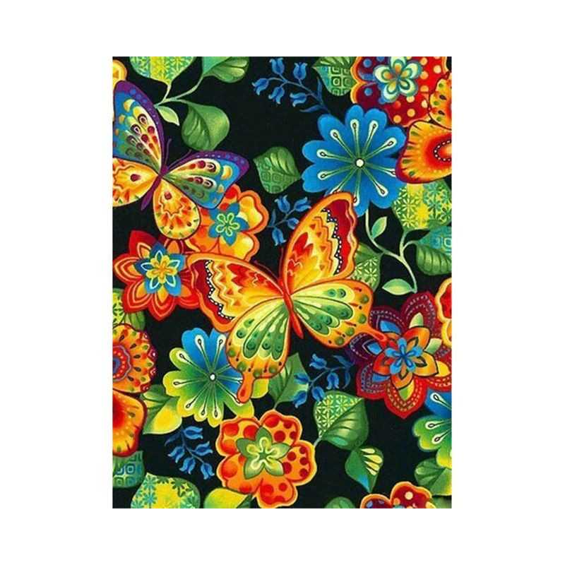 Vlinders-bloemen en vlinder 3D kleur P- Vanaf 16,90 €