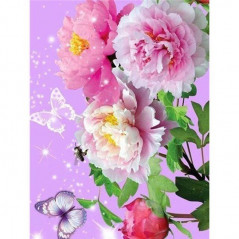 Vlinders-bloemen en vlinder 3D kleur T- Vanaf 16,90 €