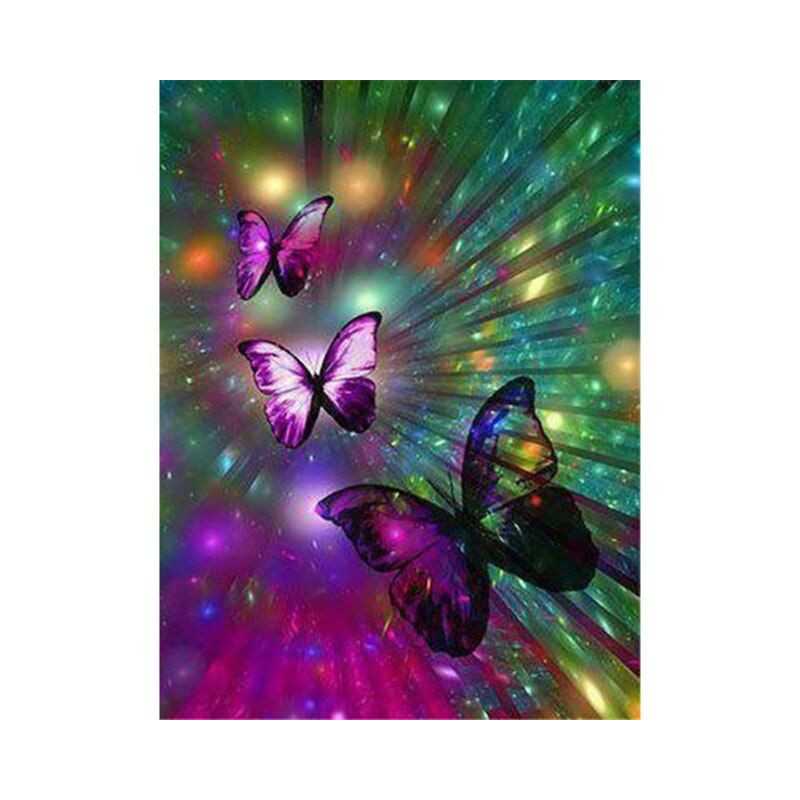 Vlinders-bloemen en vlinder 3D kleur V- Vanaf 16,90 €